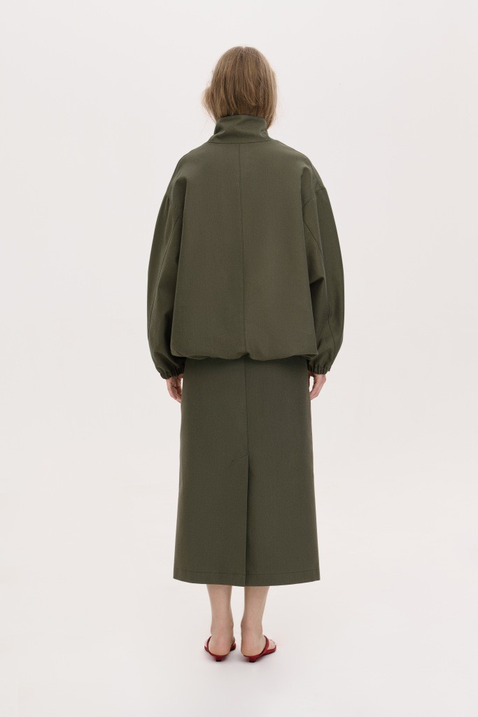 СПІДНИЦЯ ДОВЖИНИ МІДІ ПРЯМОГО СИЛУЕТУ 1261 зображення 2